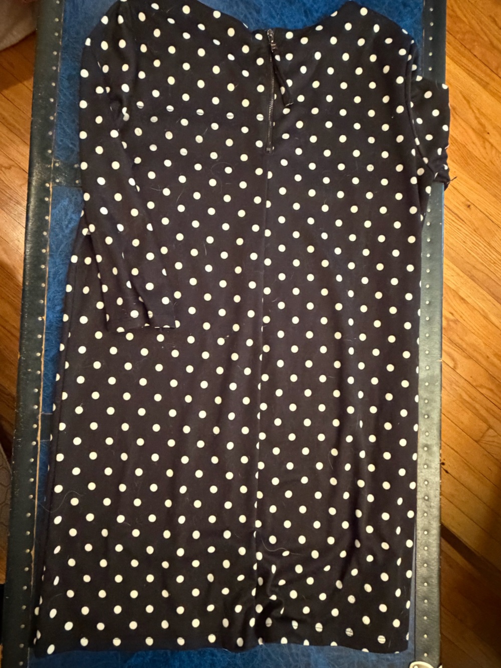 H&M Black Dress with White Polka Dots - Picture 2 of 3